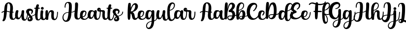 Austin Hearts Regular font