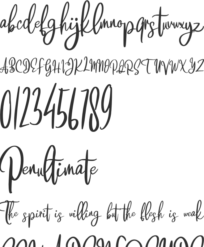 Brattsoon FREE font preview