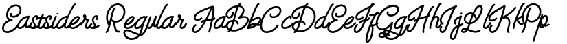 Eastsiders Regular font