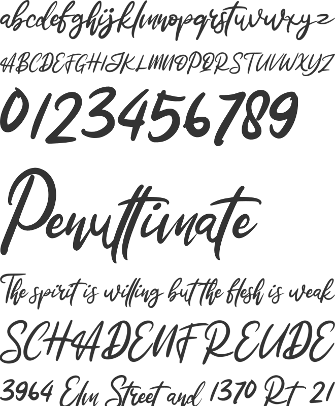 Watterland Typeface FREE font preview