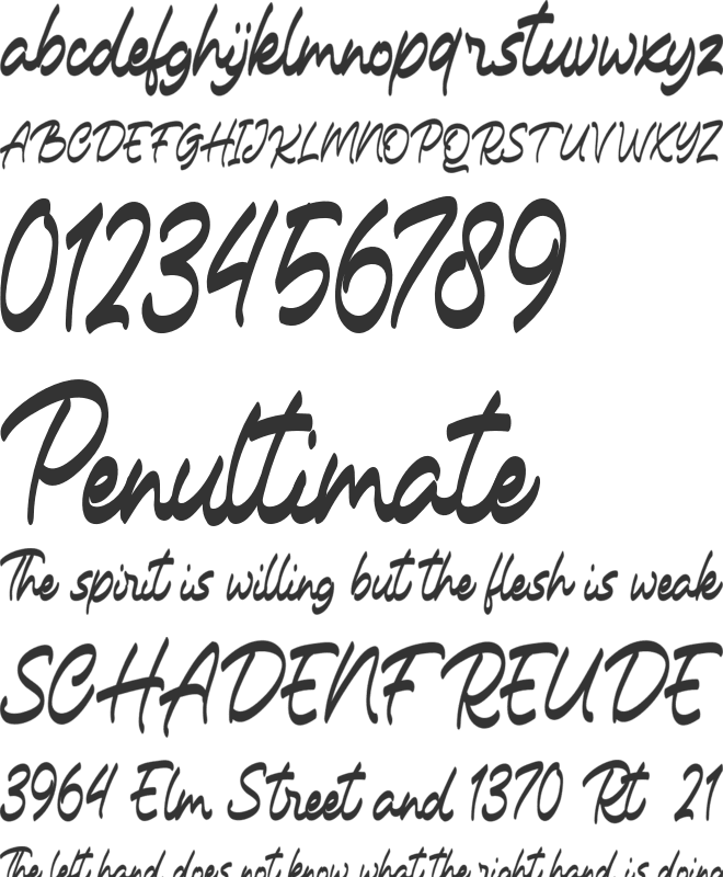 Carlistter FREE font preview