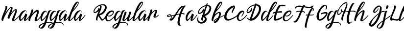 Manggala Regular font