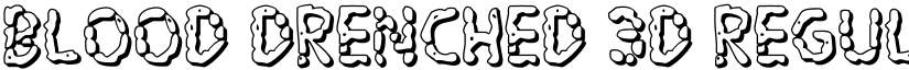 Blood Drenched 3D Regular font