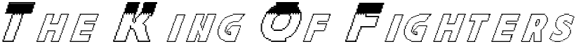 The King Of Fighters font