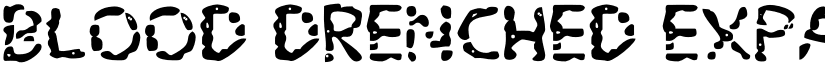 Blood Drenched Expanded Regular font