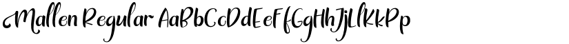 Mallen Regular font