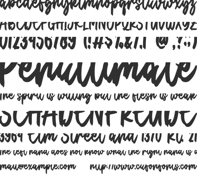 Christmas Present font preview