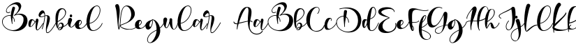 Barbiel Regular font