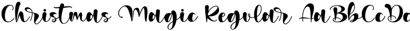 Christmas Magic Regular font