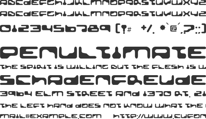 Golden Girdle font preview