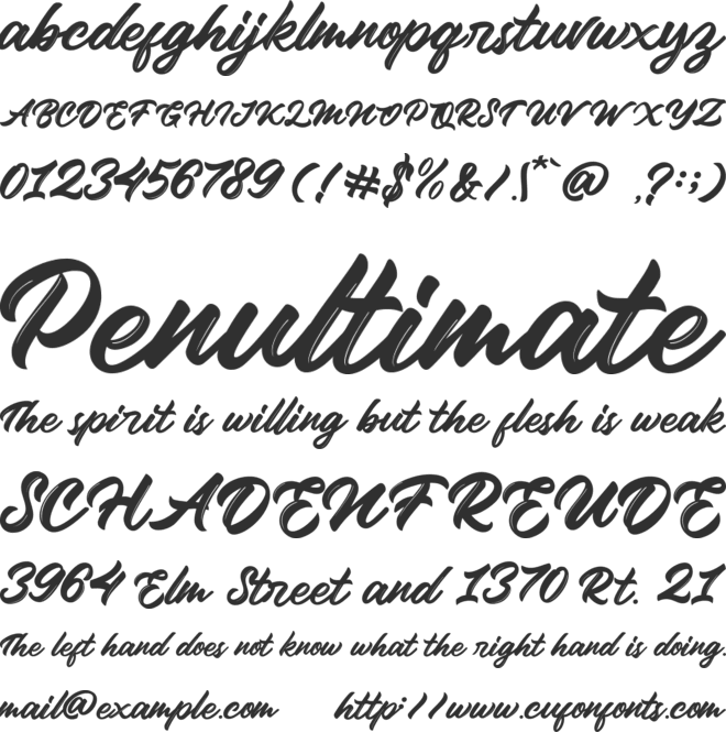 Rolling Beat_Personal Use font preview