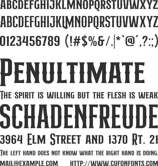 Hermona font preview