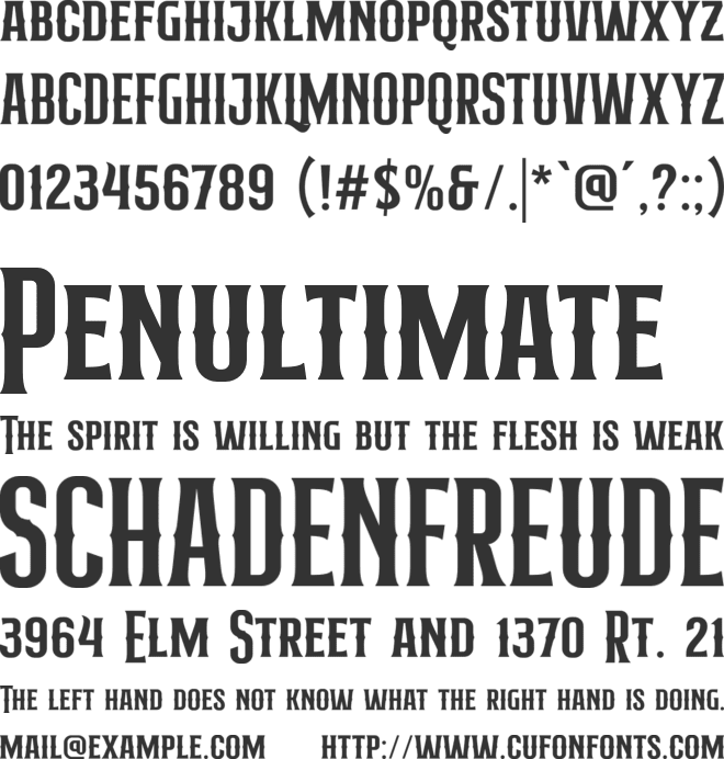 Hermona font preview