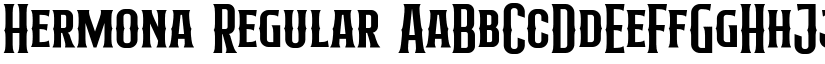 Hermona Regular font