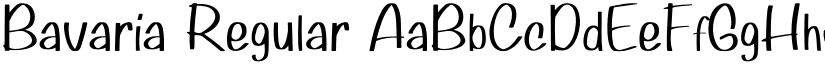 Bavaria Regular font