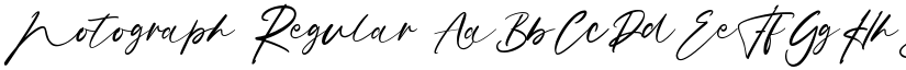 Notograph Regular font