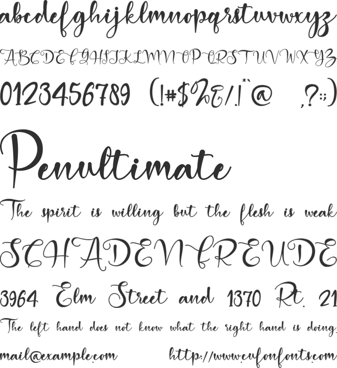Merry Christmas Baby font preview