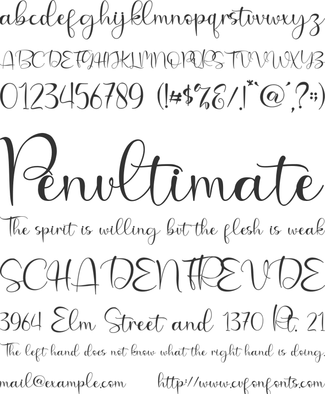 blacklovepink - personal use font preview