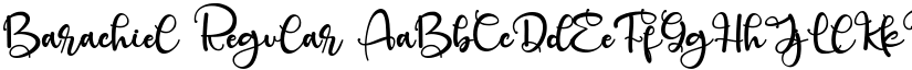 Barachiel Regular font