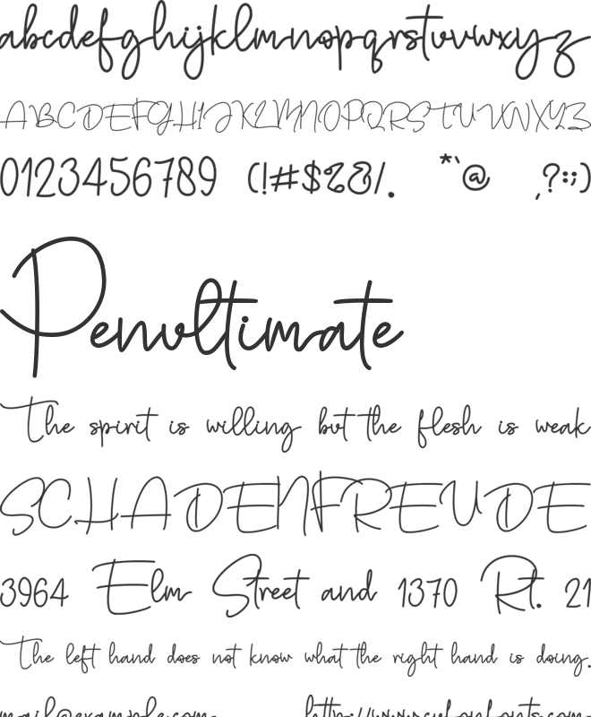 Rotterdam Bridge font preview