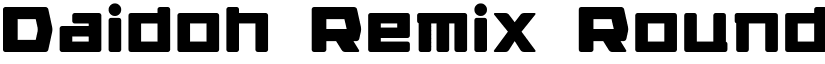 Daidoh Remix Round font