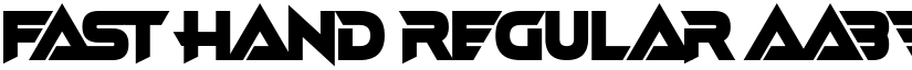 Fast Hand Regular font