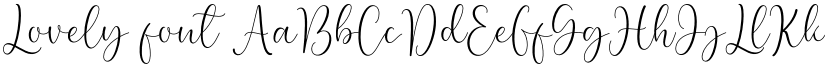 Lovely font font
