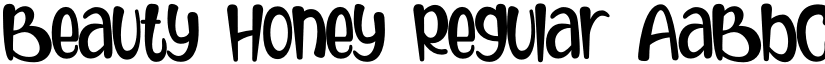 Beauty Honey Regular font