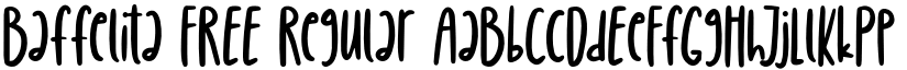 Baffelita FREE Regular font