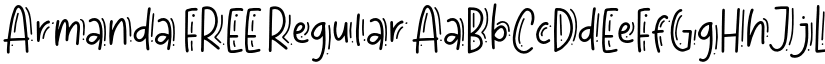 Armanda FREE Regular font