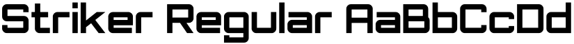 Striker Regular font