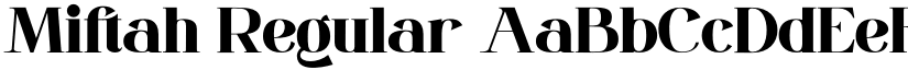 Miftah Regular font