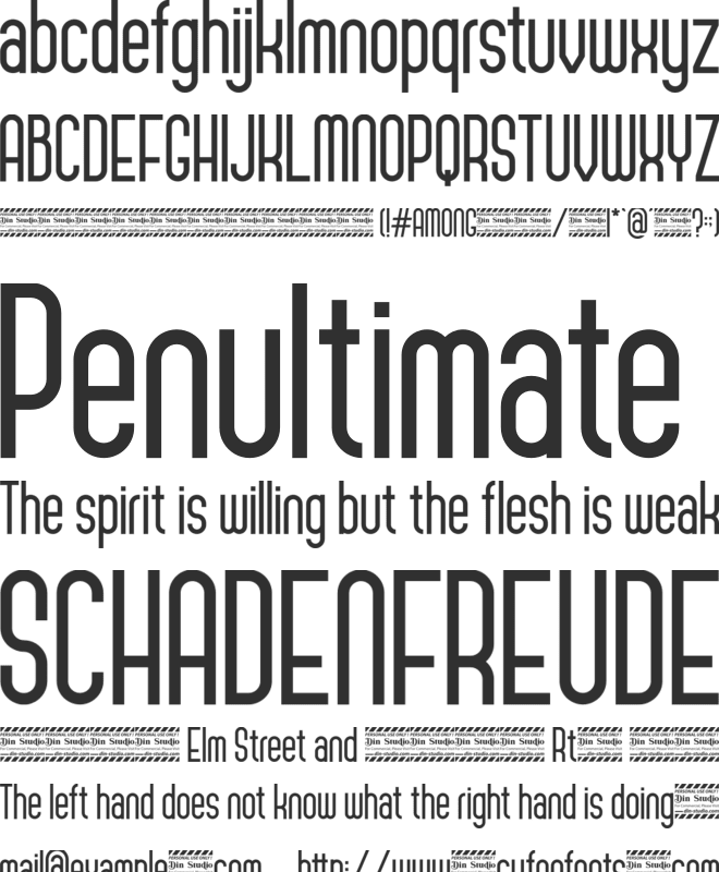 Among Personal Use font preview