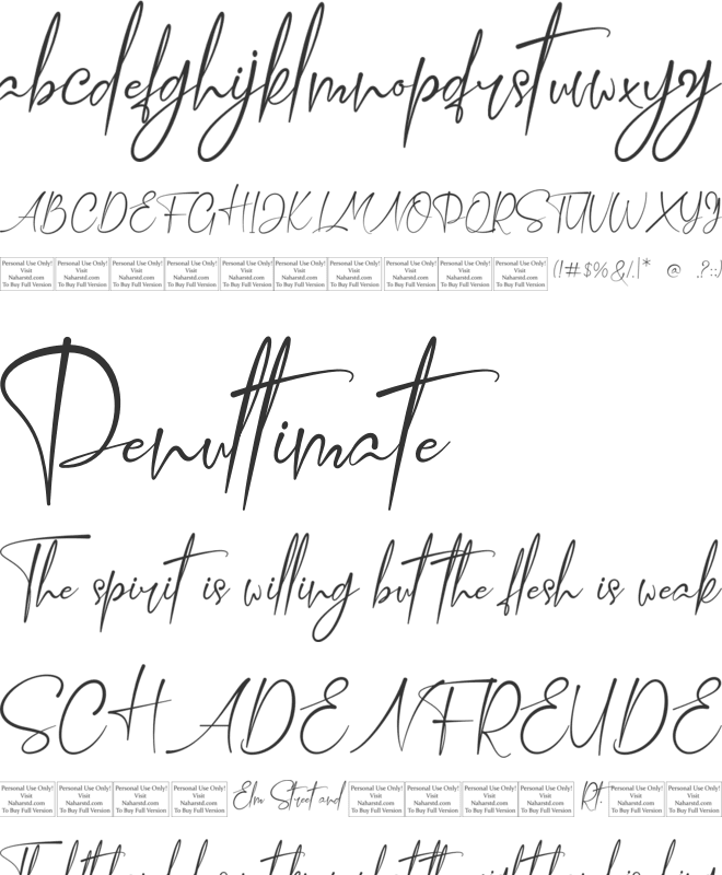 Confidently font preview