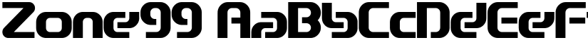 Zone99 font