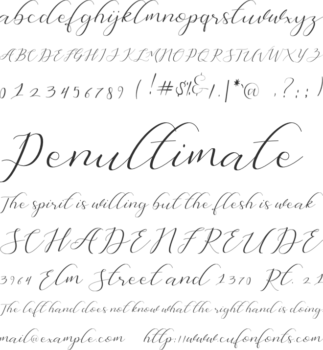 Dellisya Free For Personal Use font preview