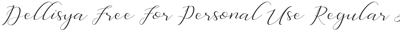 Dellisya Free For Personal Use font download