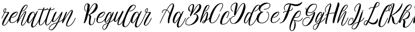 rehattyn Regular font