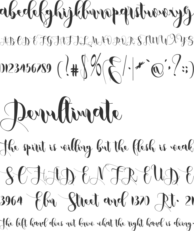 metic font preview