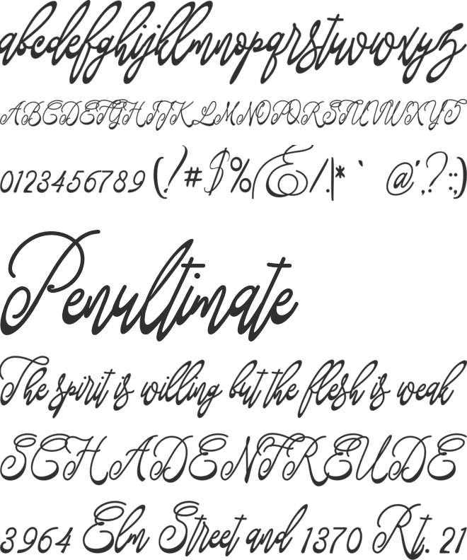 Fastter font preview