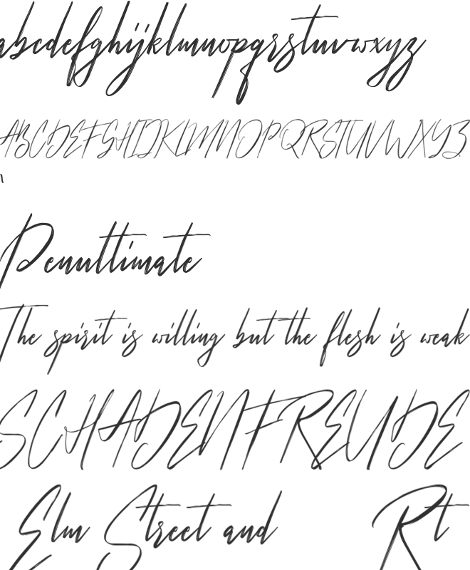 Hellicopters font preview