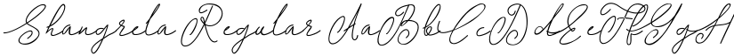 Shangrela Regular font