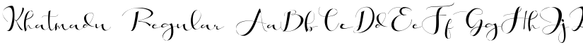 Khatmadu Regular font