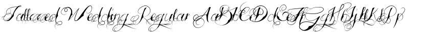 Tattooed Wedding Regular font