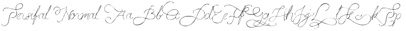 Persifal Normal font