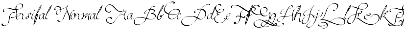 Persifal Normal font