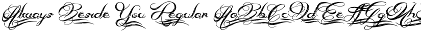 Always Beside You Regular font
