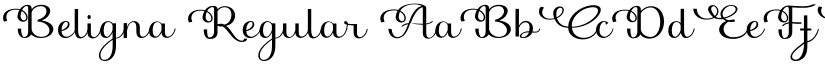 Beligna Regular font