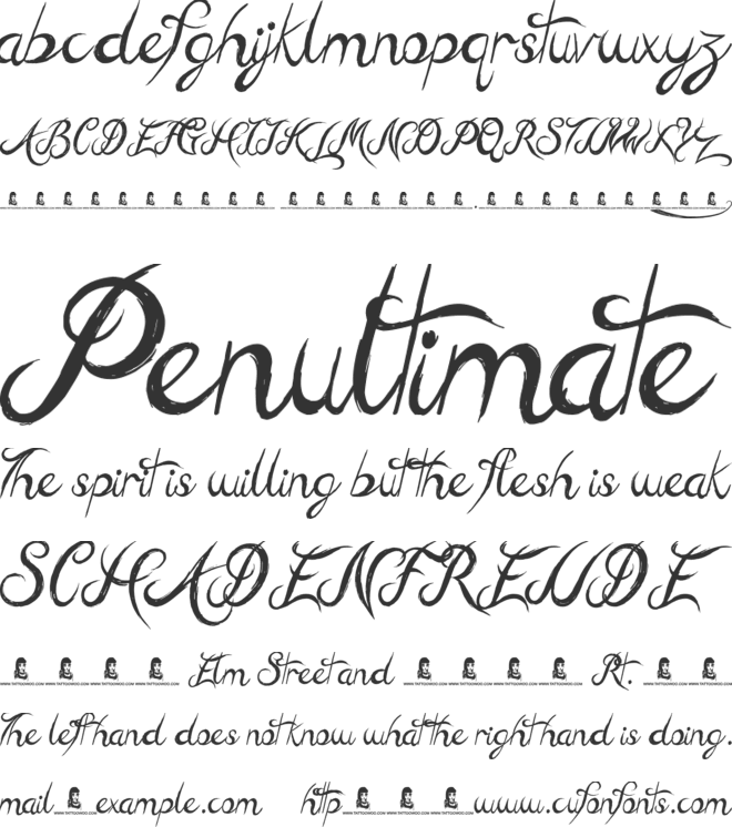 Hill Billies font preview