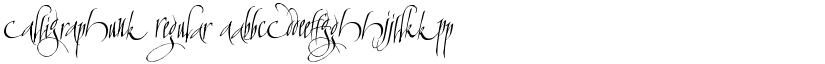 cAlLiGrApHuNk Regular font